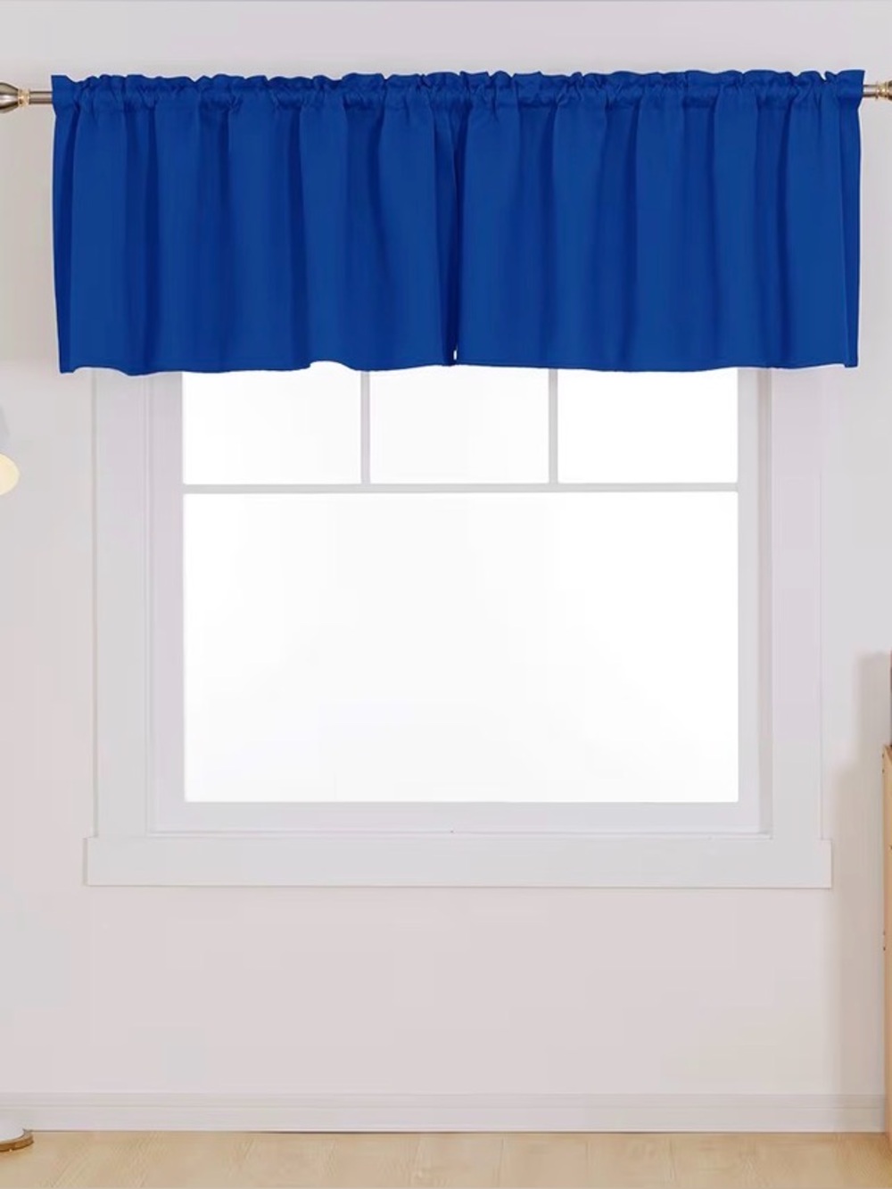 Royal Blue 2pc Window topper